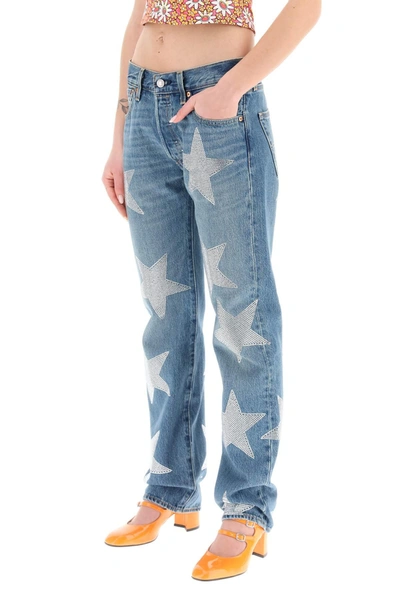 Shop Collina Strada 'rhinestone Star' Jeans X Levis