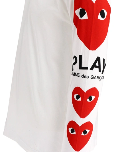 Shop Comme Des Garçons Play Heart T Shirt