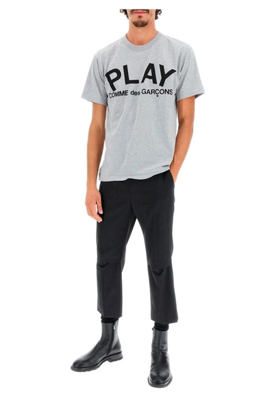 Shop Comme Des Garçons Play Comme Des Garcons Play T Shirt With Play Print