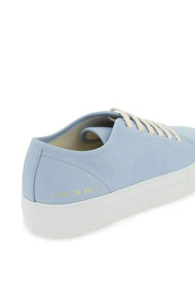 Shop Common Projects Leather Tournament Low Super Sneakers