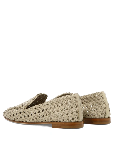 Shop Del Carlo Portofino Woven Loafers