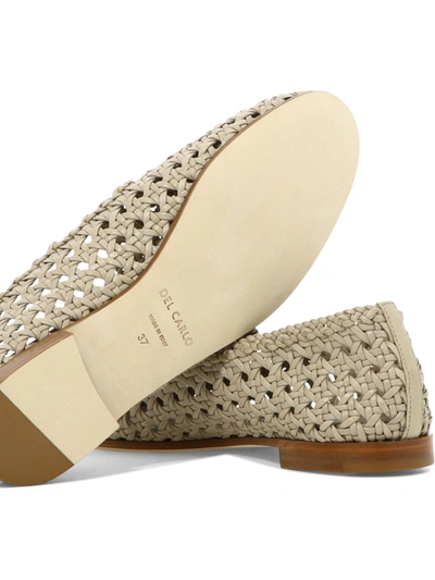 Shop Del Carlo Portofino Woven Loafers