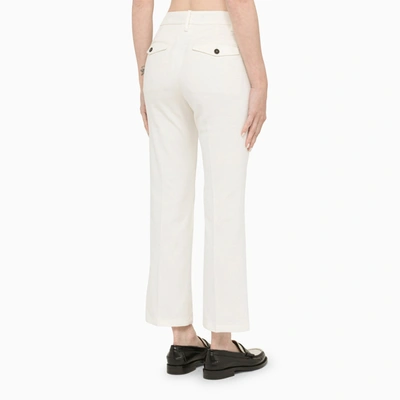 Shop Department 5 White Boot Cut Trousers