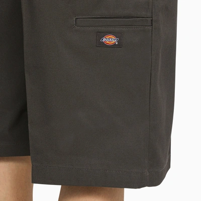 Shop Dickies Grey Cotton Trousers