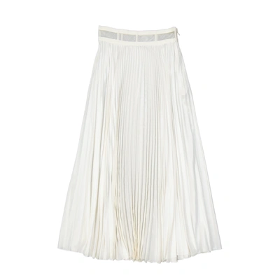 Shop Dior Pleated Midi Skirt