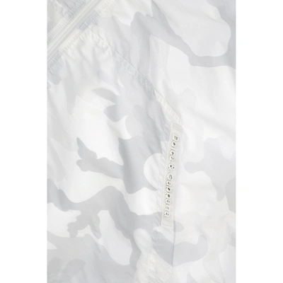 Shop Dolce & Gabbana Camouflage Logo Print Jacket