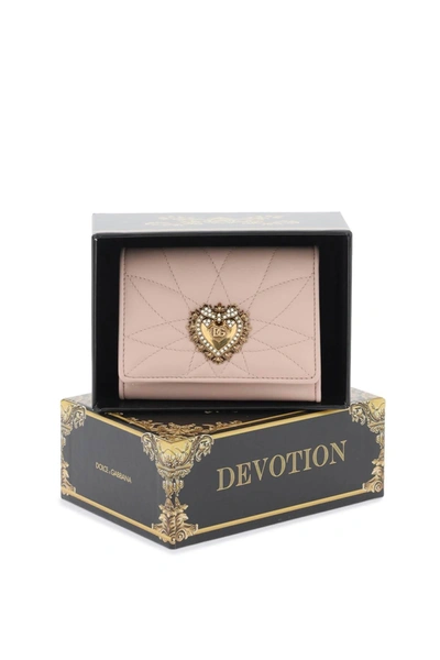 Shop Dolce & Gabbana Devotion Matelasse Wallet