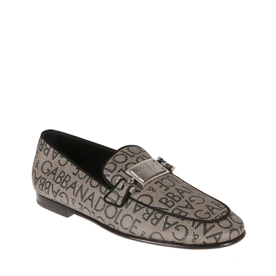 Shop Dolce & Gabbana Jaquard Loafers