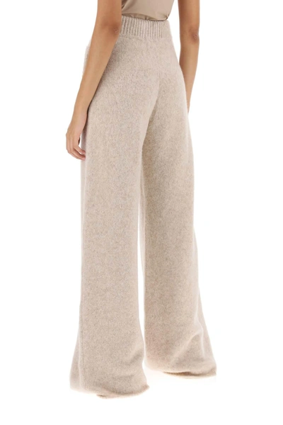 Shop Dolce & Gabbana Llama Knit Flared Pants