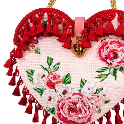 Shop Dolce & Gabbana My Heart Crochet Bag
