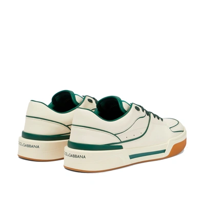 Shop Dolce & Gabbana New Roma Leather Sneakers