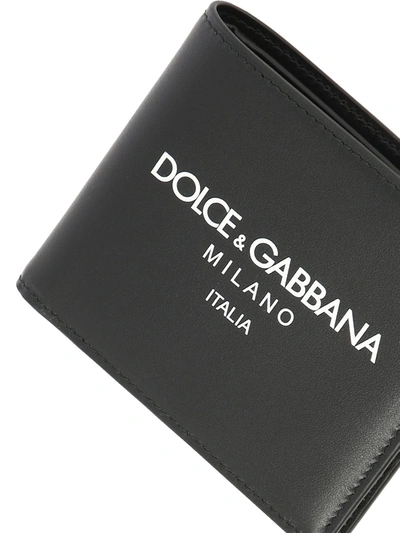 Shop Dolce & Gabbana Printed Logo Wallet