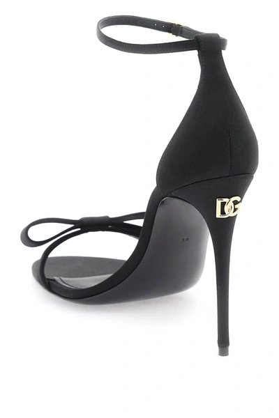 Shop Dolce & Gabbana Satin Sandals