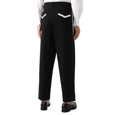 Shop Dolce & Gabbana Side Stripe Pleat Trousers