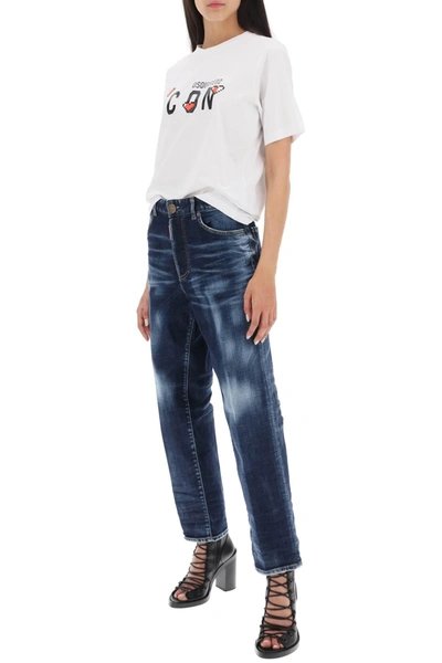 Shop Dsquared2 'boston' Cropped Jeans