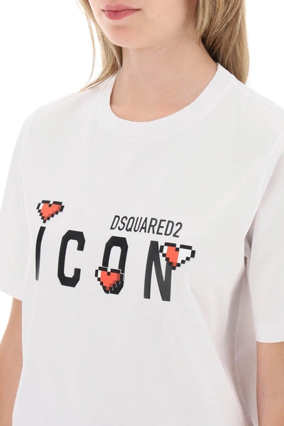 Shop Dsquared2 'icon Game Lover' T Shirt
