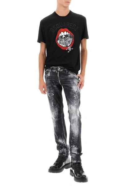 Shop Dsquared2 Cool Fit Embroidered Tee