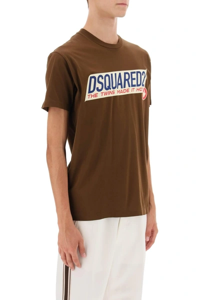 Shop Dsquared2 Cool Fit Printed Tee