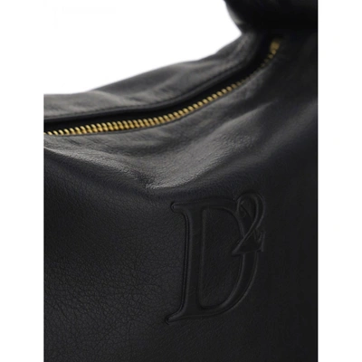 Shop Dsquared2 Leather Logo Handbag