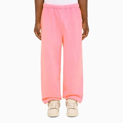 Shop Erl Pink Wide Jogging Trousers