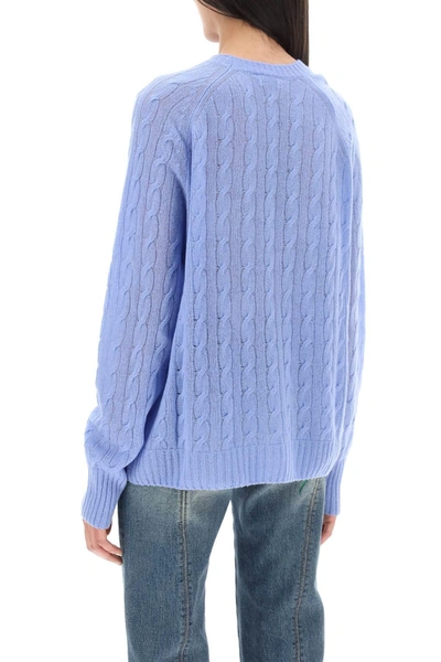 Shop Etro Cashmere Sweater With Pegasus Embroidery