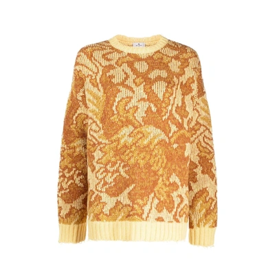 Shop Etro Jacquard Wool Sweater