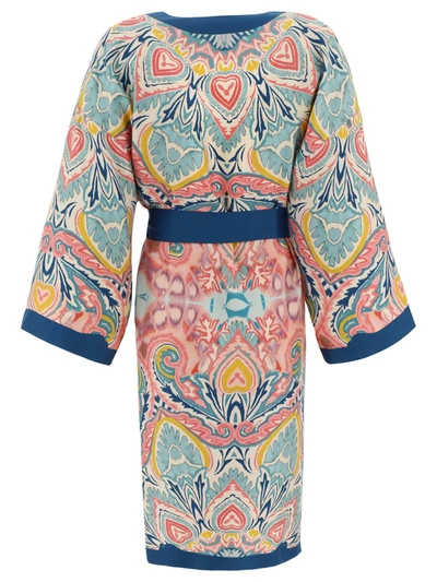 Shop Etro Kimono With Botanical Pattern