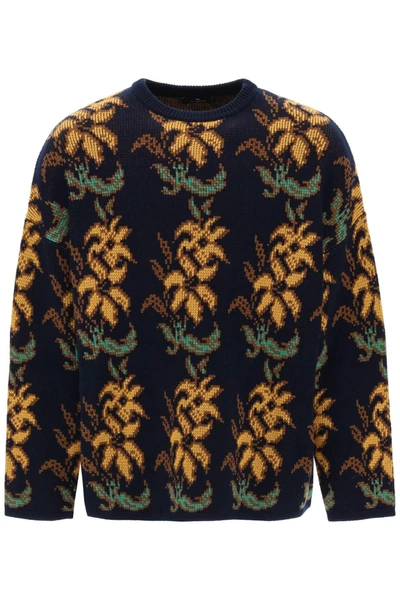 Shop Etro Sweater With Floral Pattern