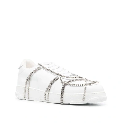 Shop Gcds Crystal Embellished Sneakers