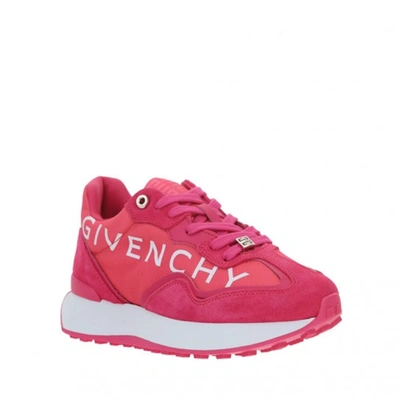 Shop Givenchy Canvas And Suede Sneakers