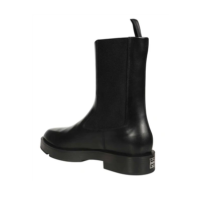 Shop Givenchy Chelsea Leather Boots