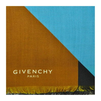 Shop Givenchy Geometric Flag Design Scarf