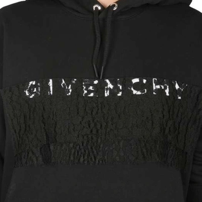 Shop Givenchy Logo Hooded Sweatshirt