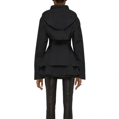 Shop Givenchy Plisse Hooded Jacket