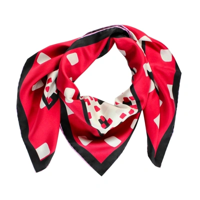 Shop Givenchy Square Twill Silk Scarf
