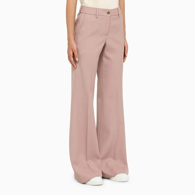 Shop Golden Goose Deluxe Brand Pink Flared Trousers