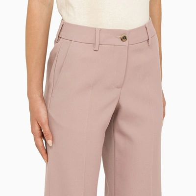 Shop Golden Goose Deluxe Brand Pink Flared Trousers