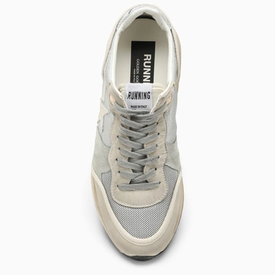 Shop Golden Goose Deluxe Brand Running Sole Silver/ice Trainer