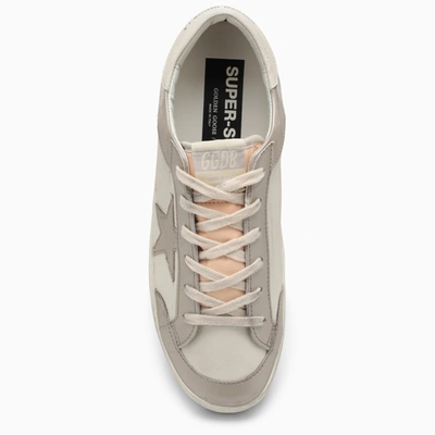 Shop Golden Goose Deluxe Brand Super Star White/sand Trainer