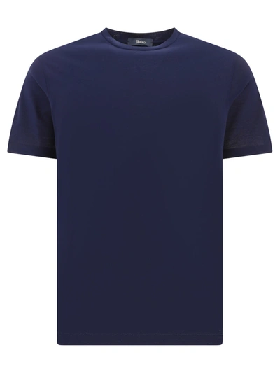Shop Herno T Shirt In Crepe Jersey