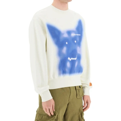 Shop Heron Preston Beware Of Dog Cotton Sweatshirt