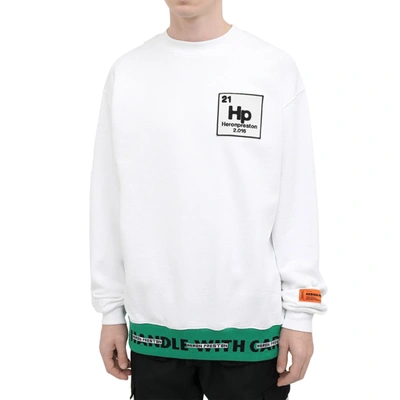 Shop Heron Preston Hp Tape Logo Sweatshirt