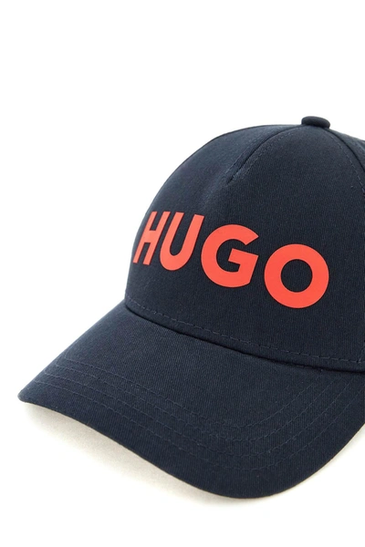 Shop Hugo Baseball Cap With Logo Print