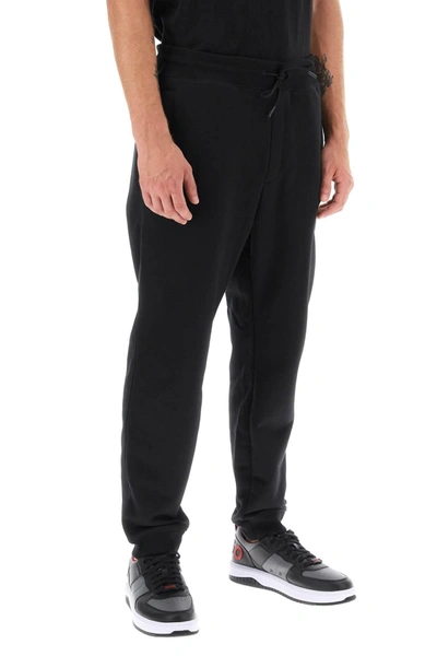 Shop Hugo Drokko Double Logo Sweatpants