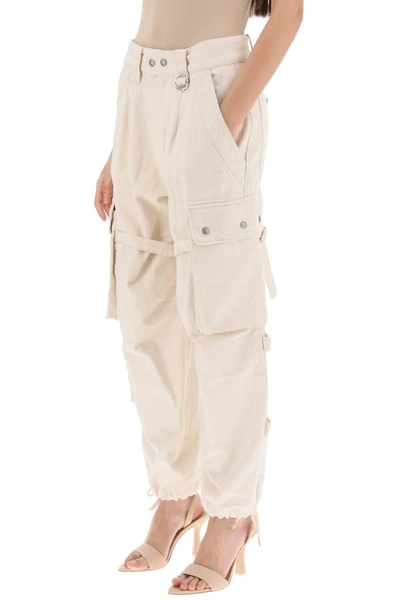 Shop Isabel Marant 'elore' Cargo Pants In Cotton