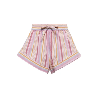 Shop Isabel Marant Étoile Isabel Marant Etoile Etoil Striped Cotton Shorts