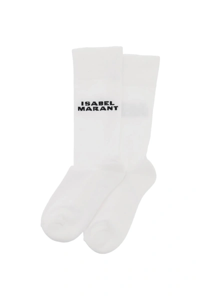Shop Isabel Marant Logo Dawi Socks