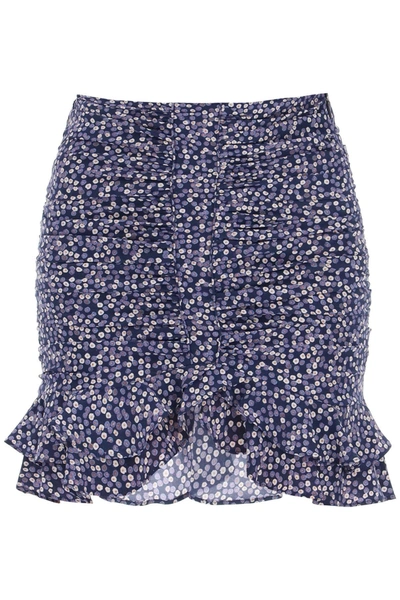 Shop Isabel Marant Milendi Silk Mini Skirt