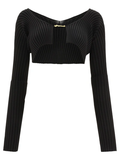 Shop Jacquemus La Maille Pralu Cardigan