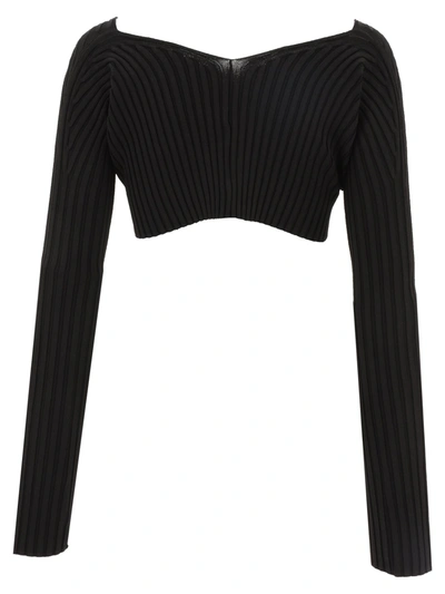 Shop Jacquemus La Maille Pralu Cardigan